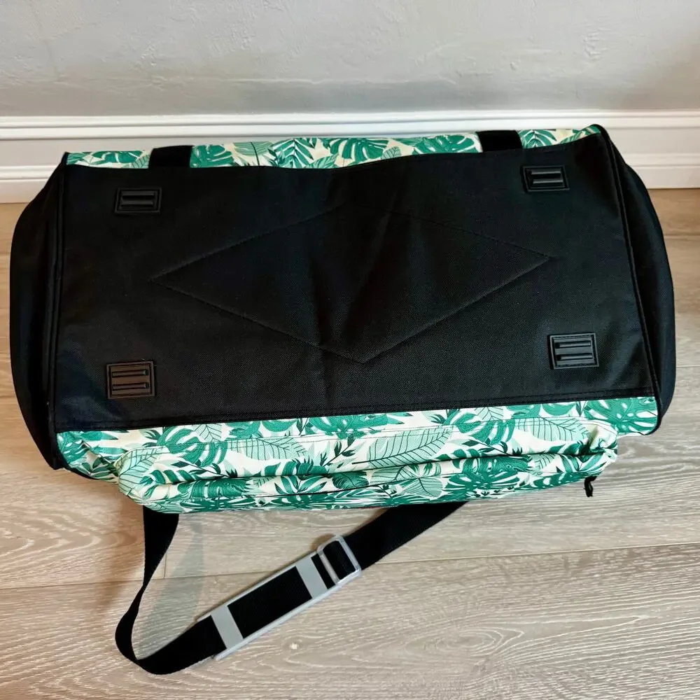 Pacific Coast Tropical Palm Leaf Large Duffel Weekender Bag
